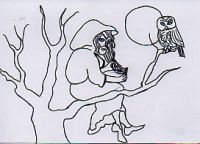 Witch and her woodsy friend